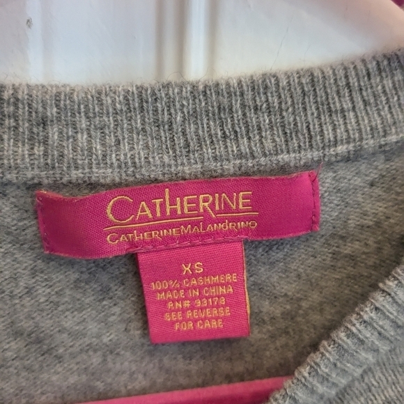 Catherine Malandrino I Love You Cashmere Sweater - Picture 2 of 2
